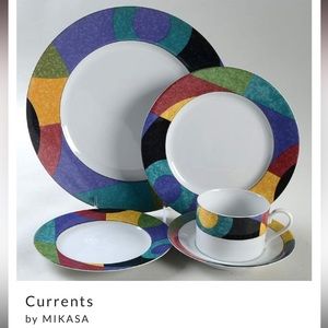 Mikasa Currents 5 piece place setting new in boxes